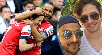 Sparťan Rosický dovolenkuje s hvězdou Arsenalu: S "bráchou" v exotice!