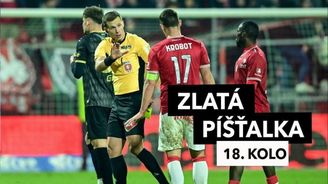 Zlatá píšťalka: Adu neměl dohrát, precizní Černý v derby. V pořádku penalta pro Slavii Zlatá píšťalka: Adu neměl dohrát, precizní Černý v derby. V pořádku penalta pro Slavii