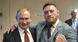 MMA zápasník McGregor a ruský prezident Putin