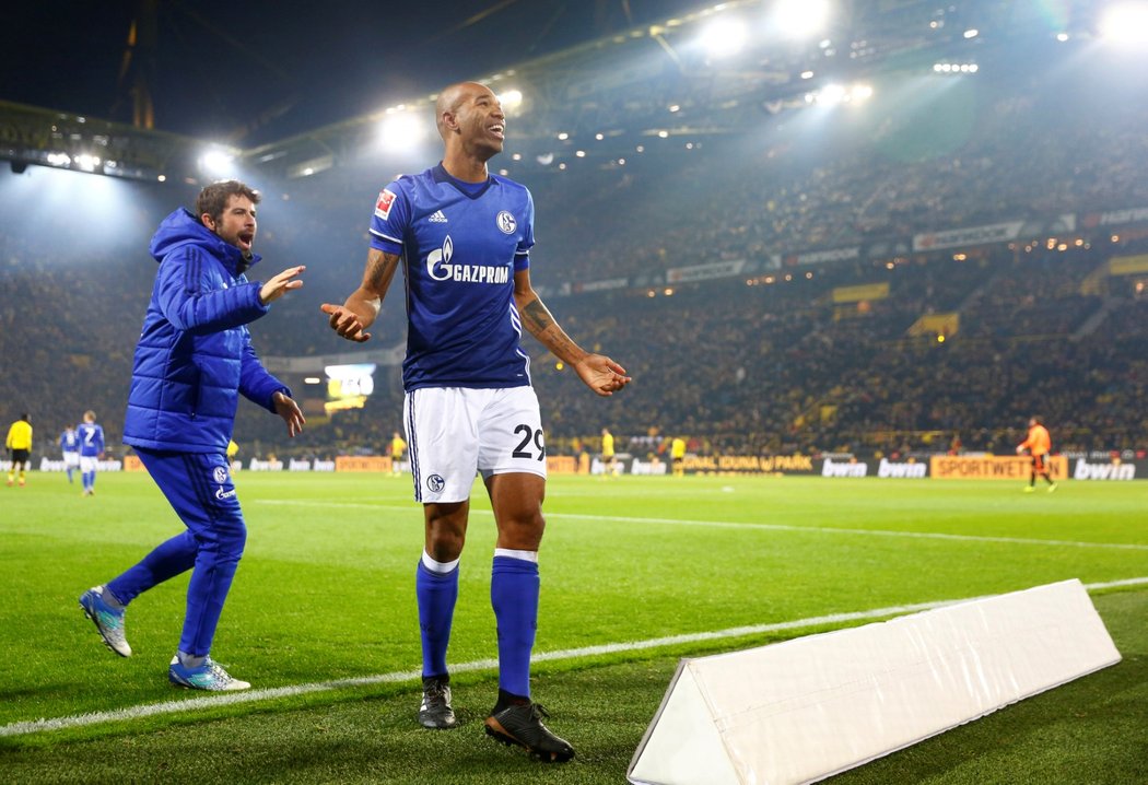 Hrdina fanoušků Schalke! Naldo slaví vyrovnávací gól v 94. minutě