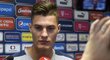 Patrik Schick na srazu reprezentace do 21 let