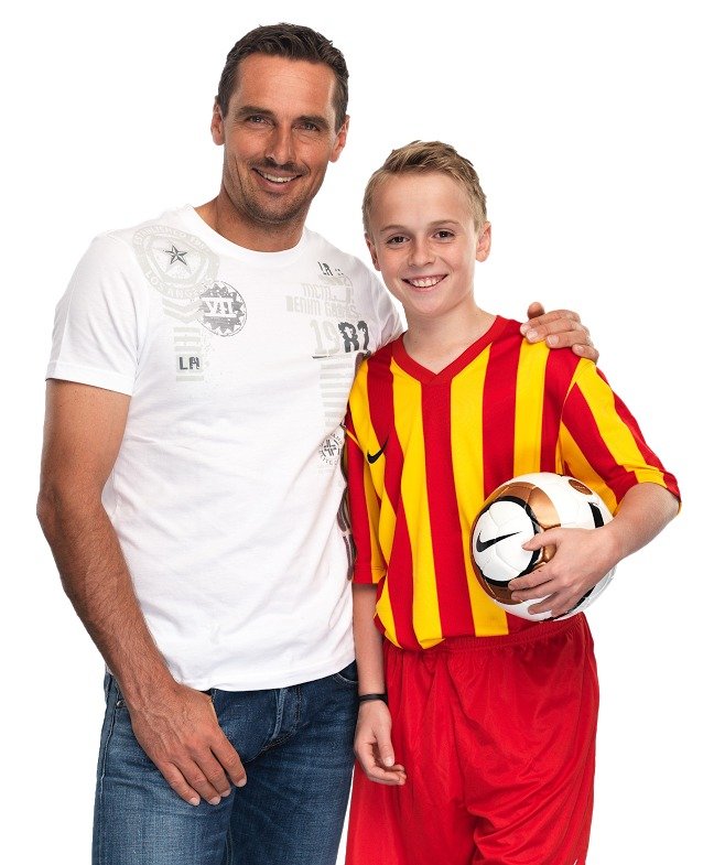 Tváří projektu Můj první klub je i olympijský vítěz Roman Šerble a jeho syn Štěpán