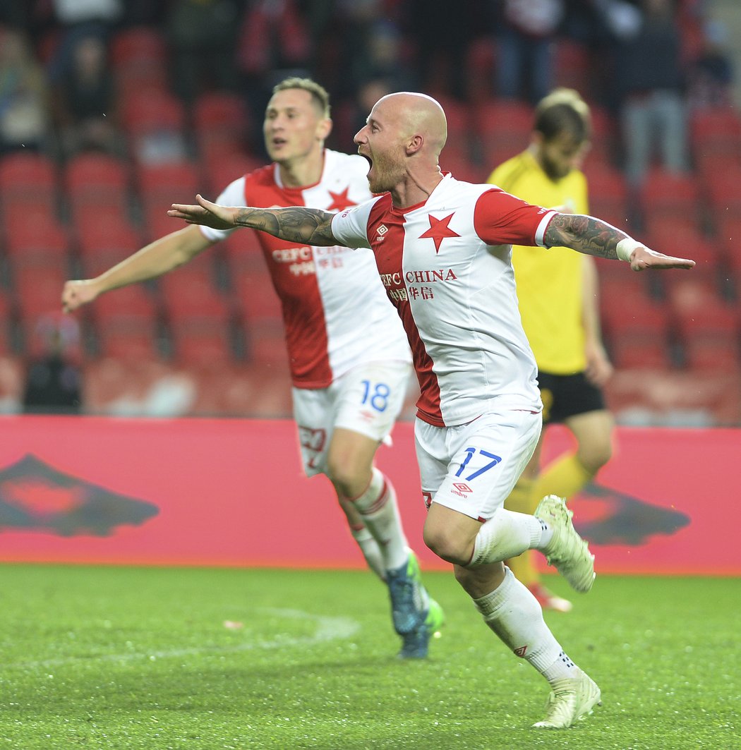 Miroslav Stoch měl největší podíl na vítězství Slavie nad Karvinou