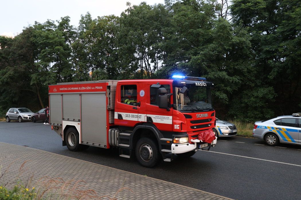 Do Edenu vyrazili hasiči, požár se ale podařilo zpacifikovat ještě před jejich příjezdem