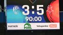 Konečné skóre ligového šlágru. Slavia veze z Plzně výhru 5:3.