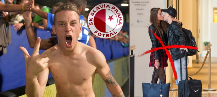 Slávista Jan Sýkora se bude po rozchodu s miss Lucií Duškovou soustředit na kariéru. Ze Slavie chce do Barcelony.