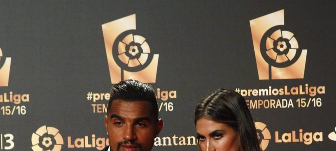 Na vyhlášení dorazil i Kevin-Prince Boateng z Las Palmas s přítelkyní