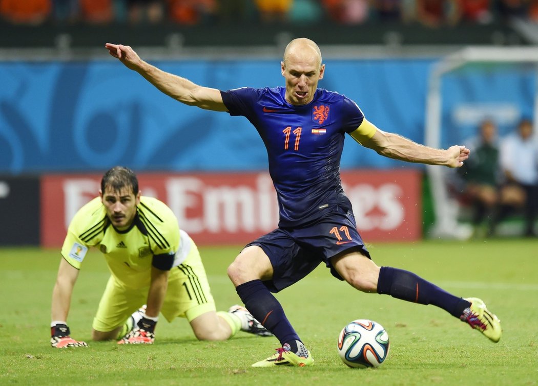 Fotbalisté Nizozemska na MS 2014 totálně zničili obhájce titulu ze Španělska