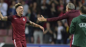 Kadlec, Totti a další. UEFA vybrala střelce Sparty do týmu týdne