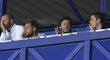 Tomáš Rosický sledoval zápas Sparty s Interem na lávce nad hlavní tribunou mezi Radoslavem Kováčem a Ondřejem Zahustelem