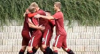 Derby dorostenců: Sparta - Slavia 5:0. Rosický tleskal vítězům