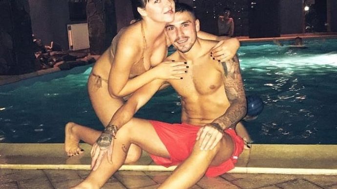 Stanciu se svojí láskou Andreeou.