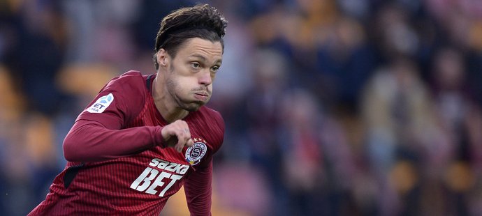 Václav Kadlec dal za Spartu dva góly proti Teplicím