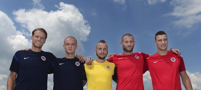 Posily Sparty na jednom místě: Radoslav Kováč, Martin Nešpor, Michal Breznaník, David Bičík a Marek Štěch.
