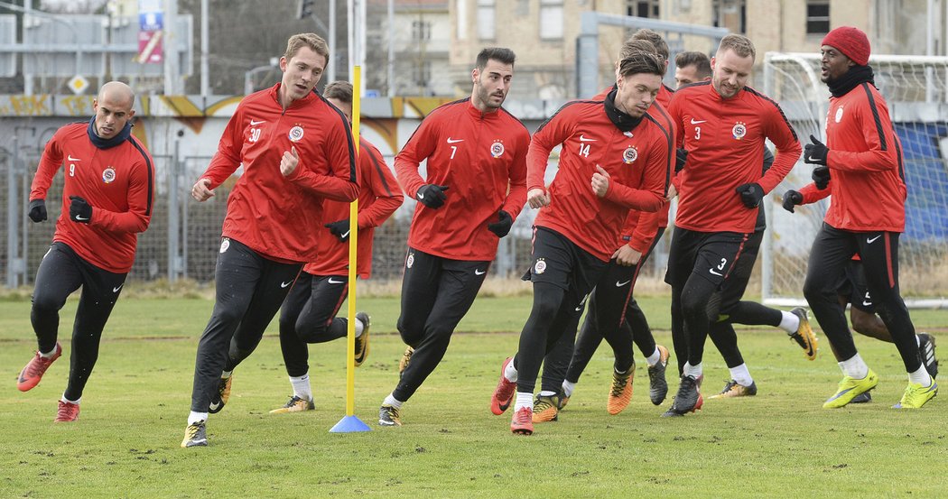 Fotbalisté Sparty na prvním tréninku v rámci zimní přípravy