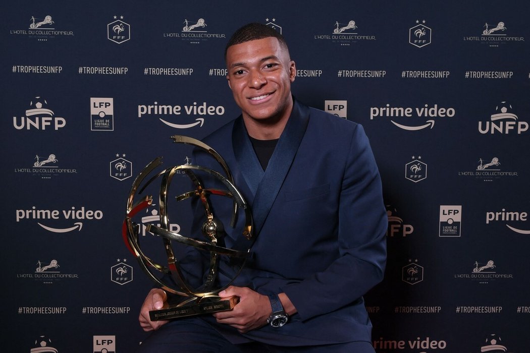 Kylian Mbappé s cenou pro nejlepšího hráče francouzské Ligue 1