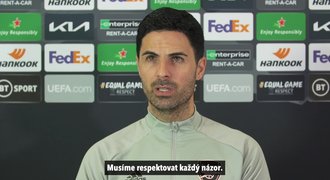 Arteta smekl před Slavií: Hraje speciálně, o její jména může být zájem