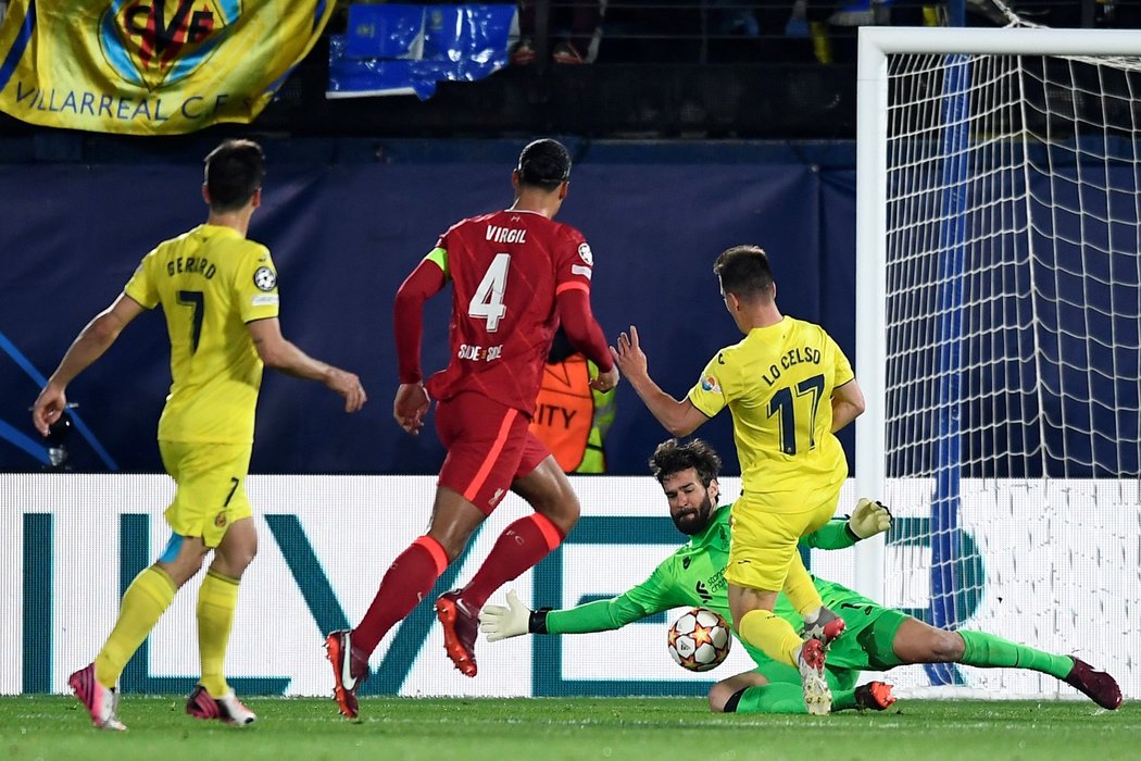 Semifinálový souboj mezi Villarrealem a Liverpoolem