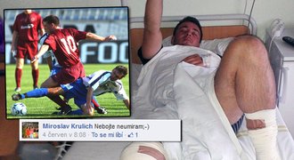 Mrazivý vzkaz bývalého fotbalisty Sparty Krulicha (†31) z nemocnice: Nebojte, neumírám!