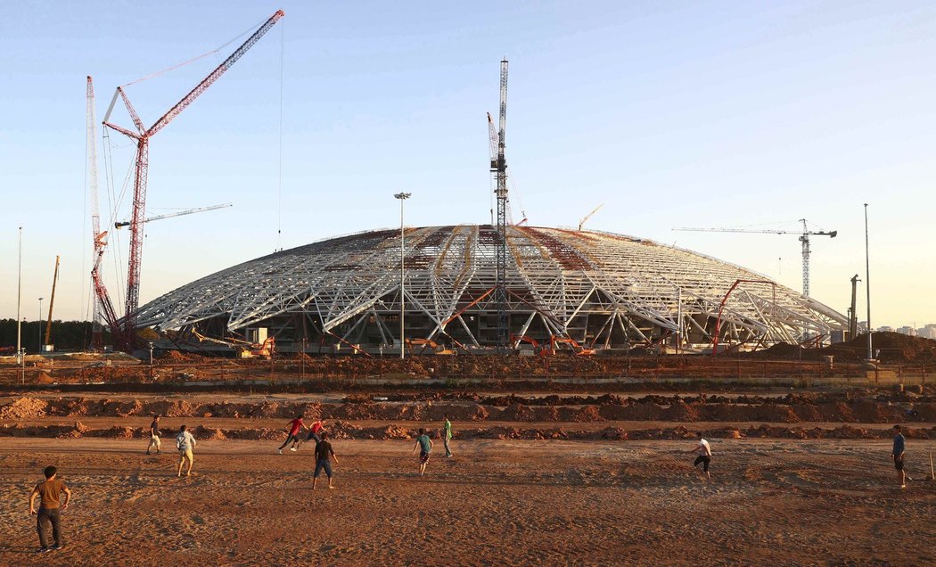 Stadion v Samaře pro MS 2018 ve fotbale