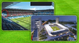 Největší stadion na Slovensku navrhoval Pat a Mat? Část diváků neuvidí celé hřiště