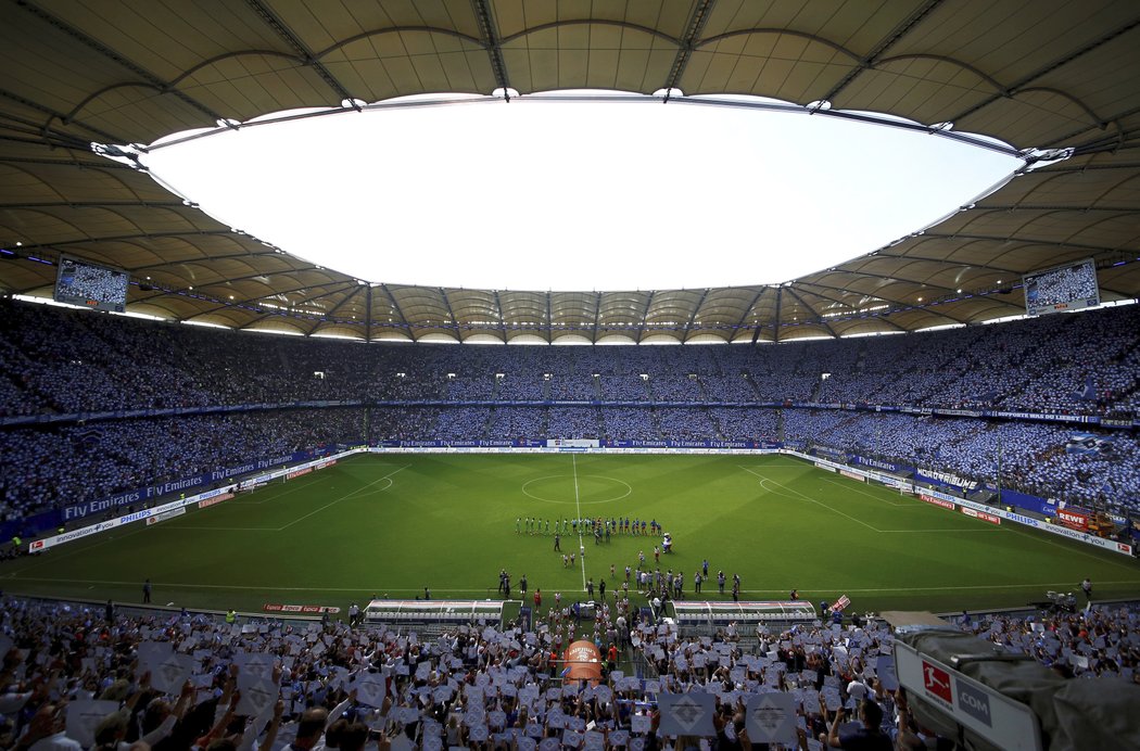 Stadion v Hamburku