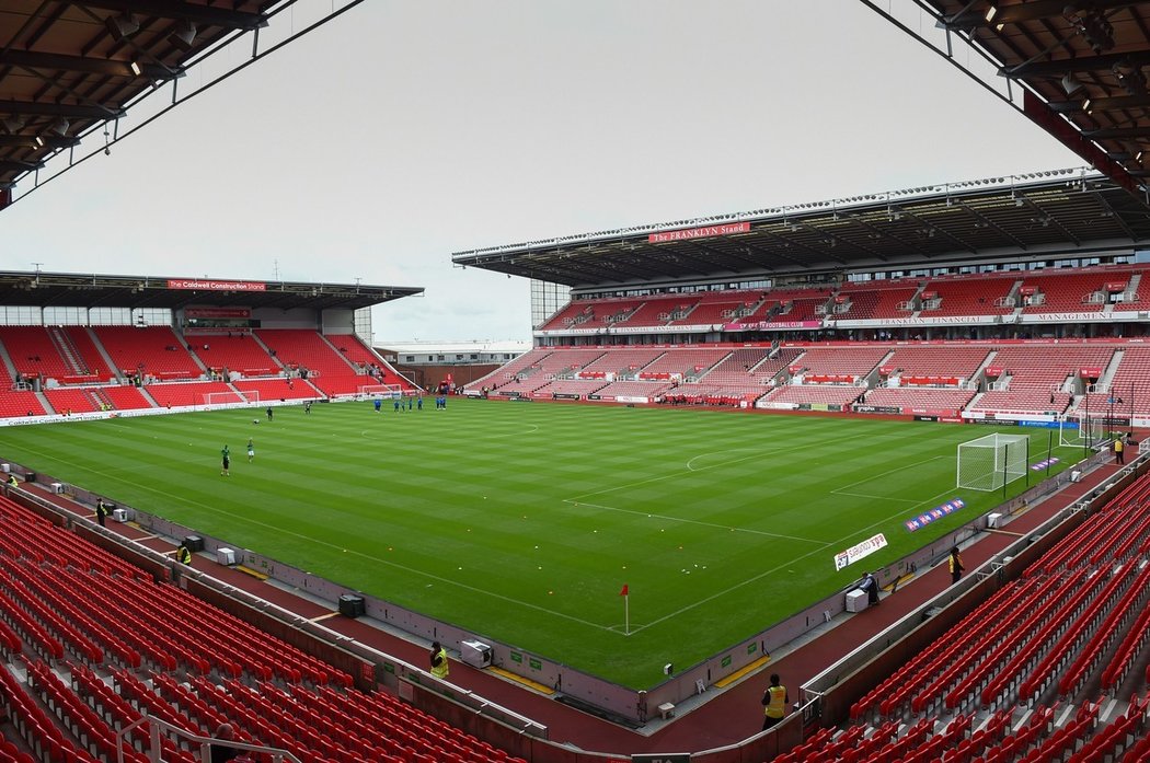 Stadion ve Stoke, nový domov Abdallaha Simy