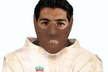 Luise Suáreze oblékli fanoušci v internetové koláži do svěrací kazajky a nasadili mu ochranou masku po vzoru filmu Mlčení jehňátek