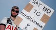 Fanoušek Tottenhamu odmítá projekt Superligy