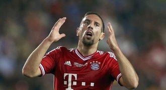 Ribéry se na předzápasovém tréninku zranil, proti Plzni může chybět