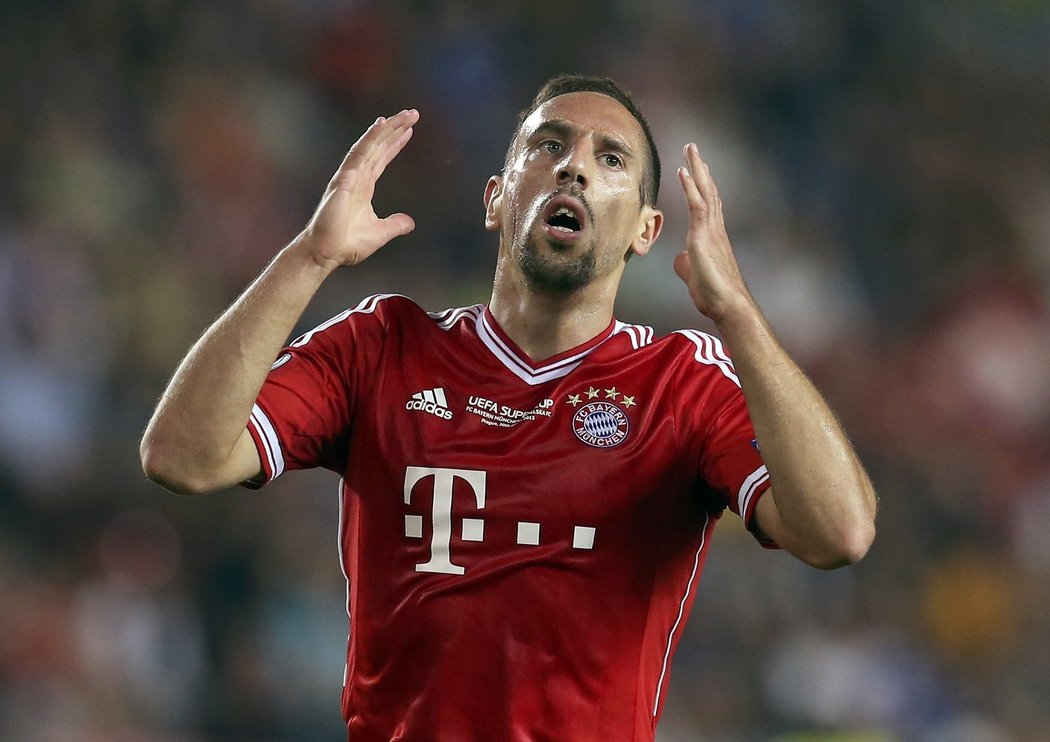 Franck Ribéry patřil k ústředním postavám Bayernu. Vstřelil také vyrovnávací gól na 1:1.