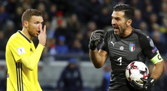 Italské šance na MS v ohrožení! Favorit prohrál v baráži 0:1 ve Švédsku