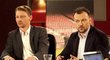 Jan Rajnoch a Tomáš Ujfaluši v talkshow TIKI-TAKA