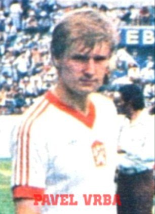 Pavel Vrba (Česko) jako hráč. Působil v Baníku Ostrava i Havířově.