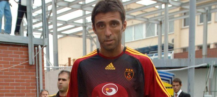 Legendární turecký fotbalista Hakan Sükür na stadionu v Mladé Boleslavi