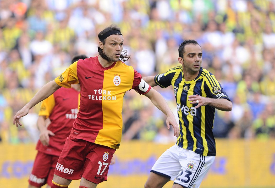 2012. Tomáš Ujfaluši v turecké ligy. Za Galatasaray si zahrál istanbulské derby proti Fenerbahce.