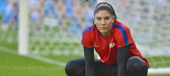 Vyřazení od Švédska snášela americká brankářka Hope Solo jen velmi těžko