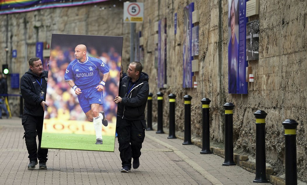 U stadionu Chelsea vzpomínají na Gianlucu Vialliho