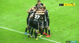 SESTŘIH: Teplice - Č. Budějovice 1:3. Schranz dirigoval výhru nováčka