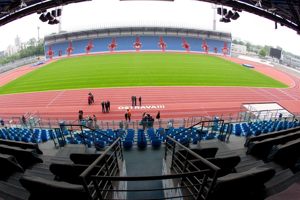 První test čeká zrekonstruovaný stadion ve Vítkovicích 9. června při mistrovství Moravy a Slezska v atletice žactva