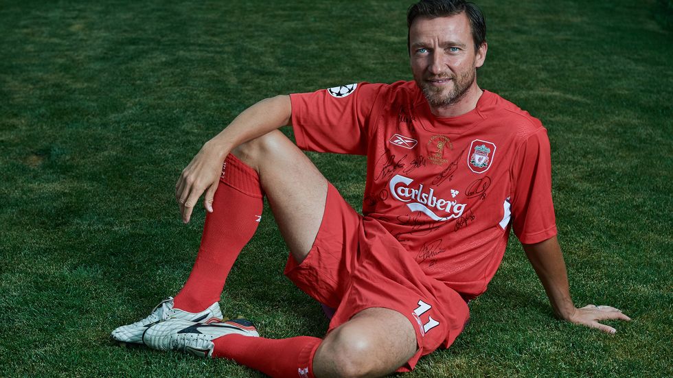 Vladimír Šmicer s Liverpoolem vyhrál Ligu mistrů