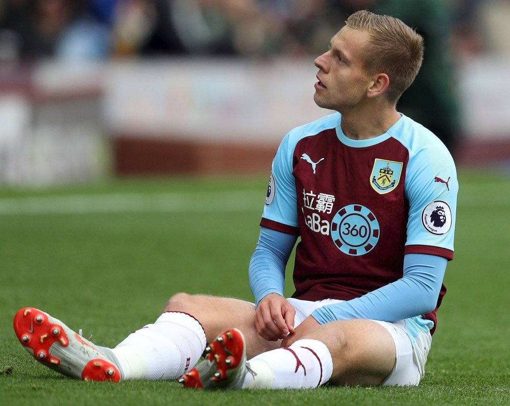 Útočník Burnley Matěj Vydra je jedním ze dvou českých hráčů v Premier League