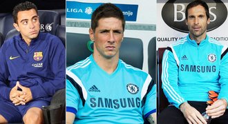 TOP hvězdy, které sedí na lavičce: Čech, Xavi, Torres a další