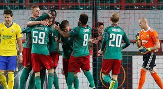 Lokomotiv Moskva - Zlín 3:0. Ševci propadli v úvodu, manko nestáhli