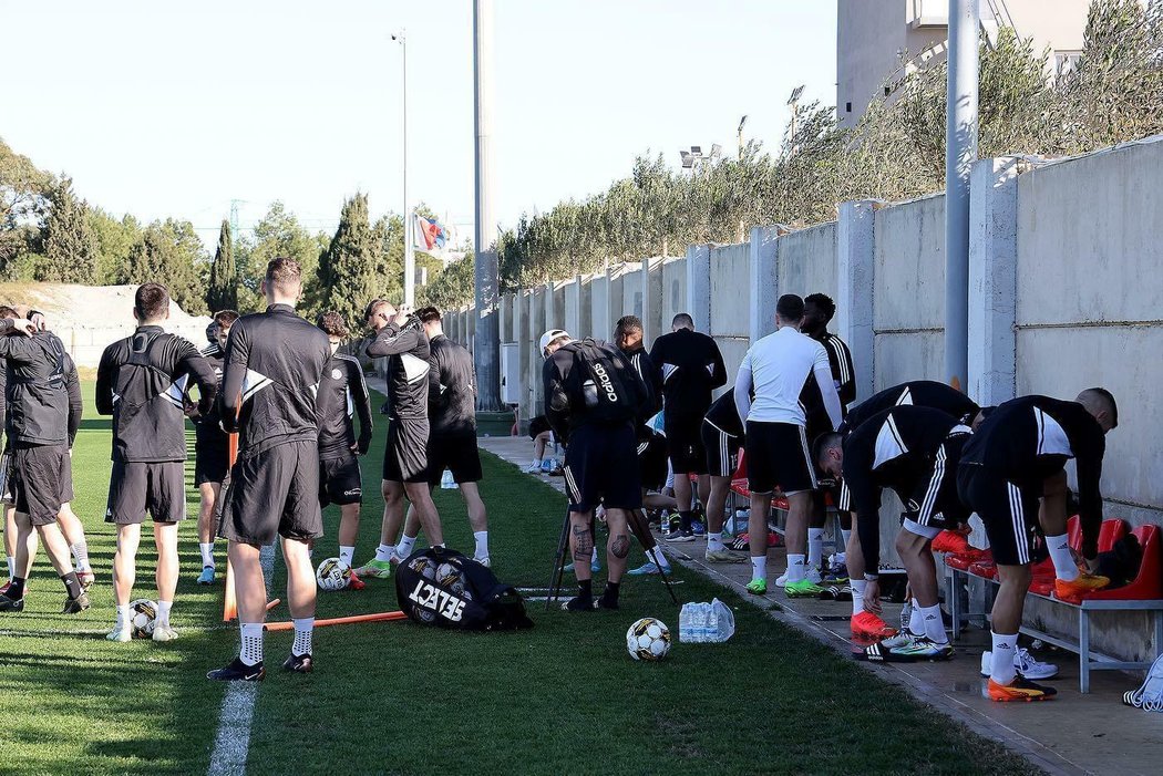 Fotbalisté Zlína během soustředění na Maltě