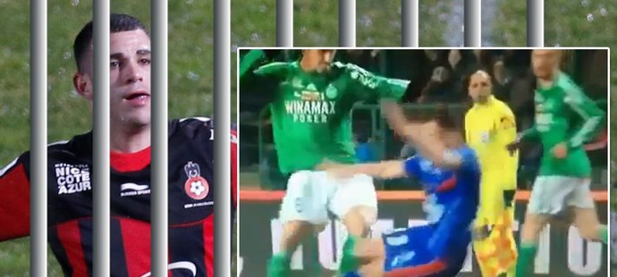 Za drsný atak dostal fotbalista Nice Valentin Eysseric trest pouze na 11 zápasů. Na to, že možná protihráči ukončil kariéru, je to dost málo.
