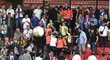 Fanoušek na stadionu v Trnavě bojoval o život