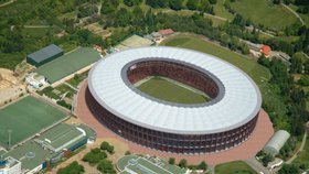Nový stadion bude mít tvar elipsy.