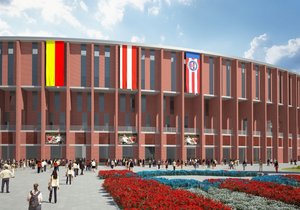 Nový stadion Za Lužánkami bude vysoký 30 metrů. Předpokládá se, že na něm bude hrát zápasy nejen Brno, ale i česká fotbalová reprezentace.