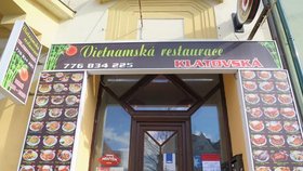 Vietnamská restaurace v Plzni.